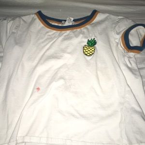 Pineapple crop top